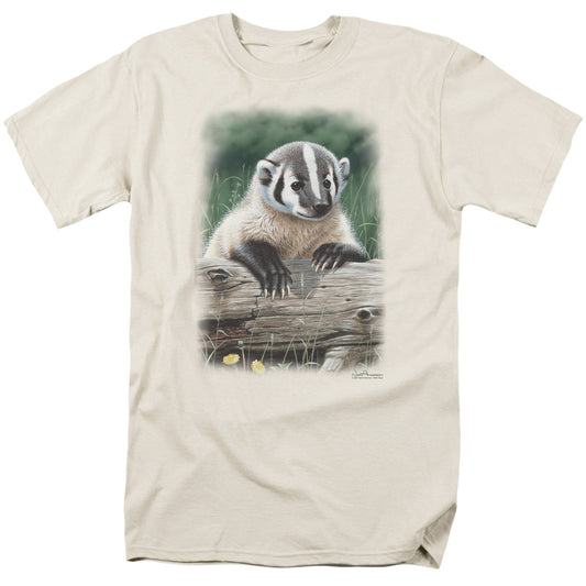 Wildlife Out Of The Meadow Mens T Shirt Cream Officially Licensed