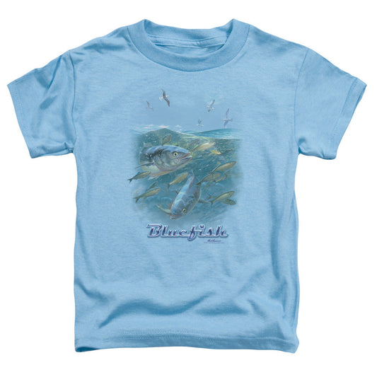 Wildlife Blue Mayhem Toddler Kids Youth T Shirt Carolina Blue