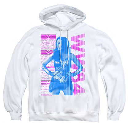 Wonder Woman 84 Truth Love And Justice Mens Hoodie White Officially Licensed