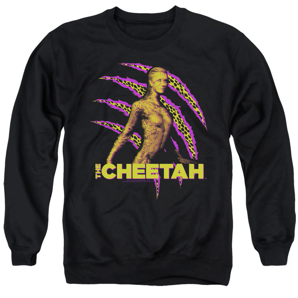 Wonder Woman 84 The Cheetah Mens Crewneck Sweatshirt Black Officially Licensed