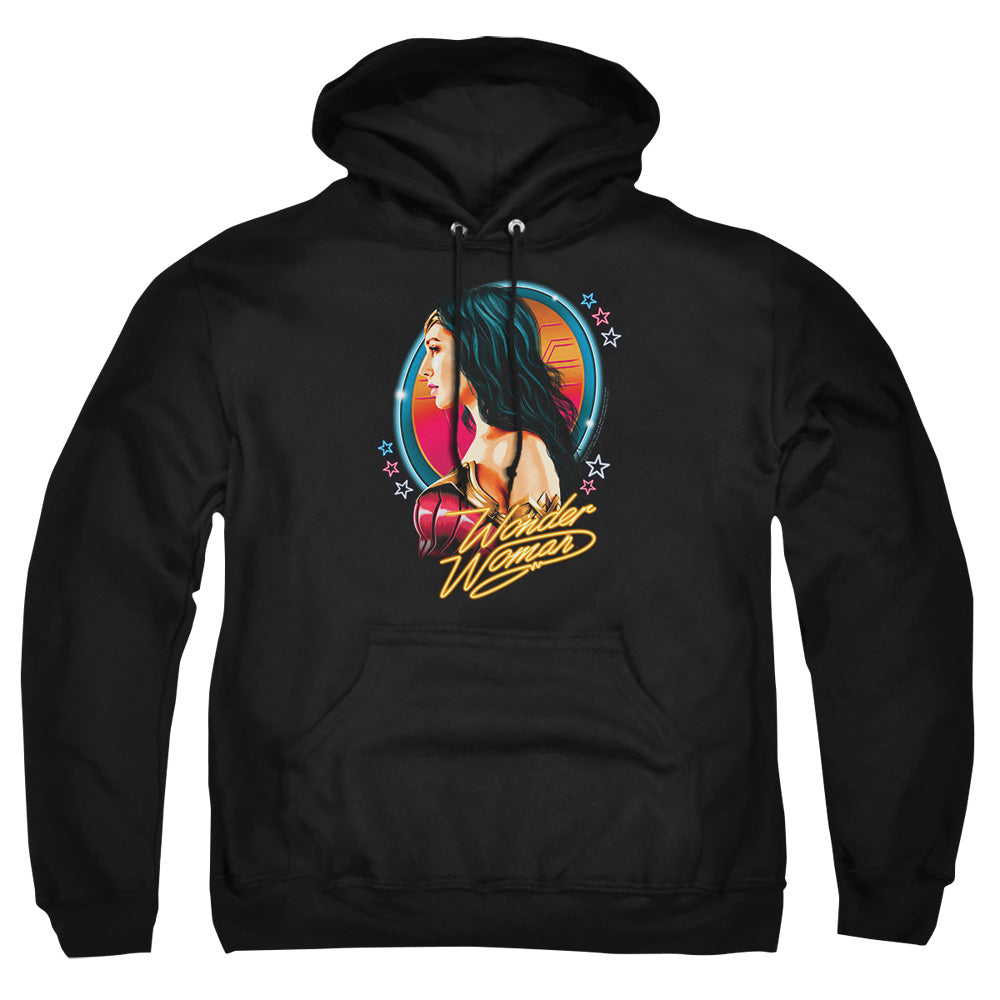 Wonder Woman 84 Warrior 84 Mens Hoodie Black Officially Licensed