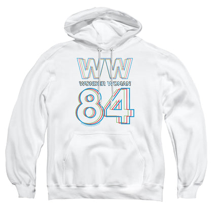 Wonder Woman 84 3D Hype Logo Mens Hoodie White Officially Licensed
