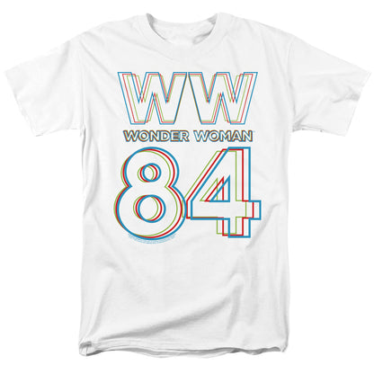 Wonder Woman 84 3D Hype Logo Mens T Shirt White Officially Licensed