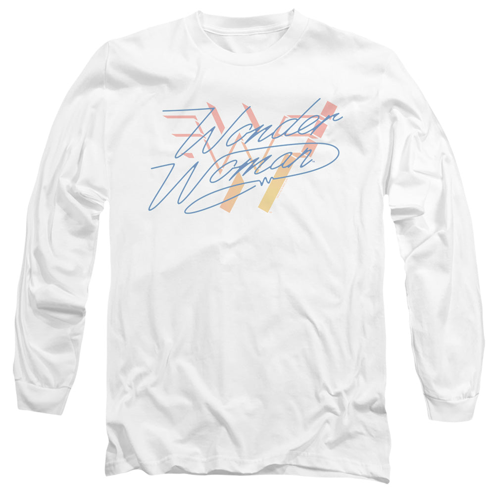 Wonder Woman 84 Wonder Fade Mens Long Sleeve Shirt White Officially Licensed