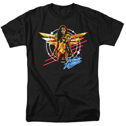 Wonder Woman 84 Space Poster Mens T Shirt Black Officially Licensed