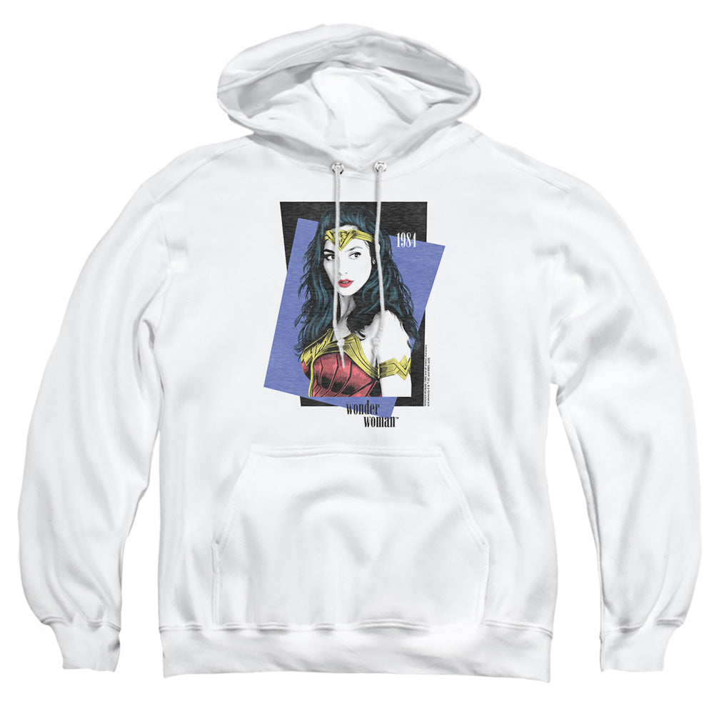 Wonder Woman 84 Strike A Pose Mens Hoodie White Officially Licensed
