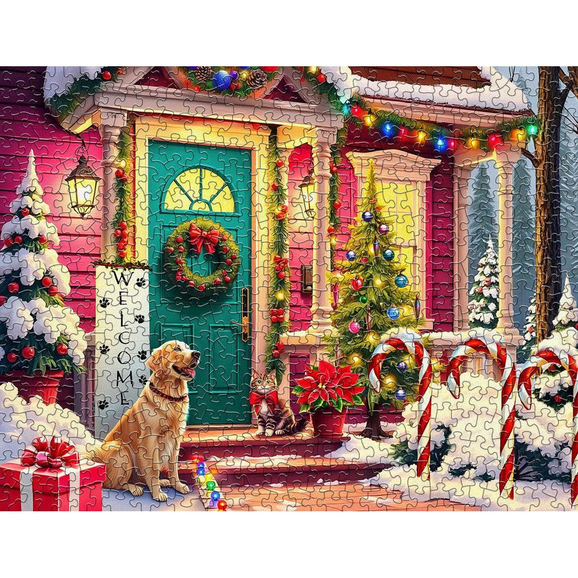 Waiting for Santa 500 Piece Jigsaw Puzzle Springbok
