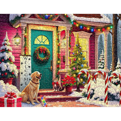 Waiting for Santa 500 Piece Jigsaw Puzzle Springbok