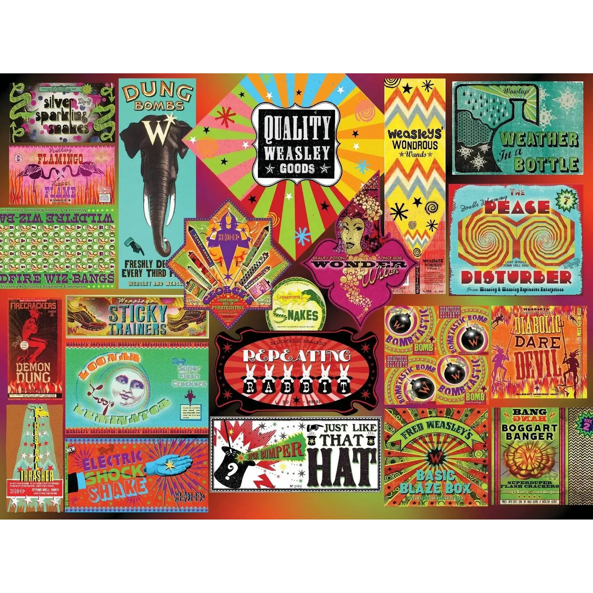 Weasleys' Wizard Wheezes Harry Potter 1000 Piece Jigsaw Puzzle NYPC