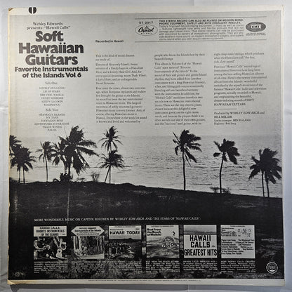 Webley Edwards - Soft Hawaiian Guitars [1968 Used Vinyl Record LP]