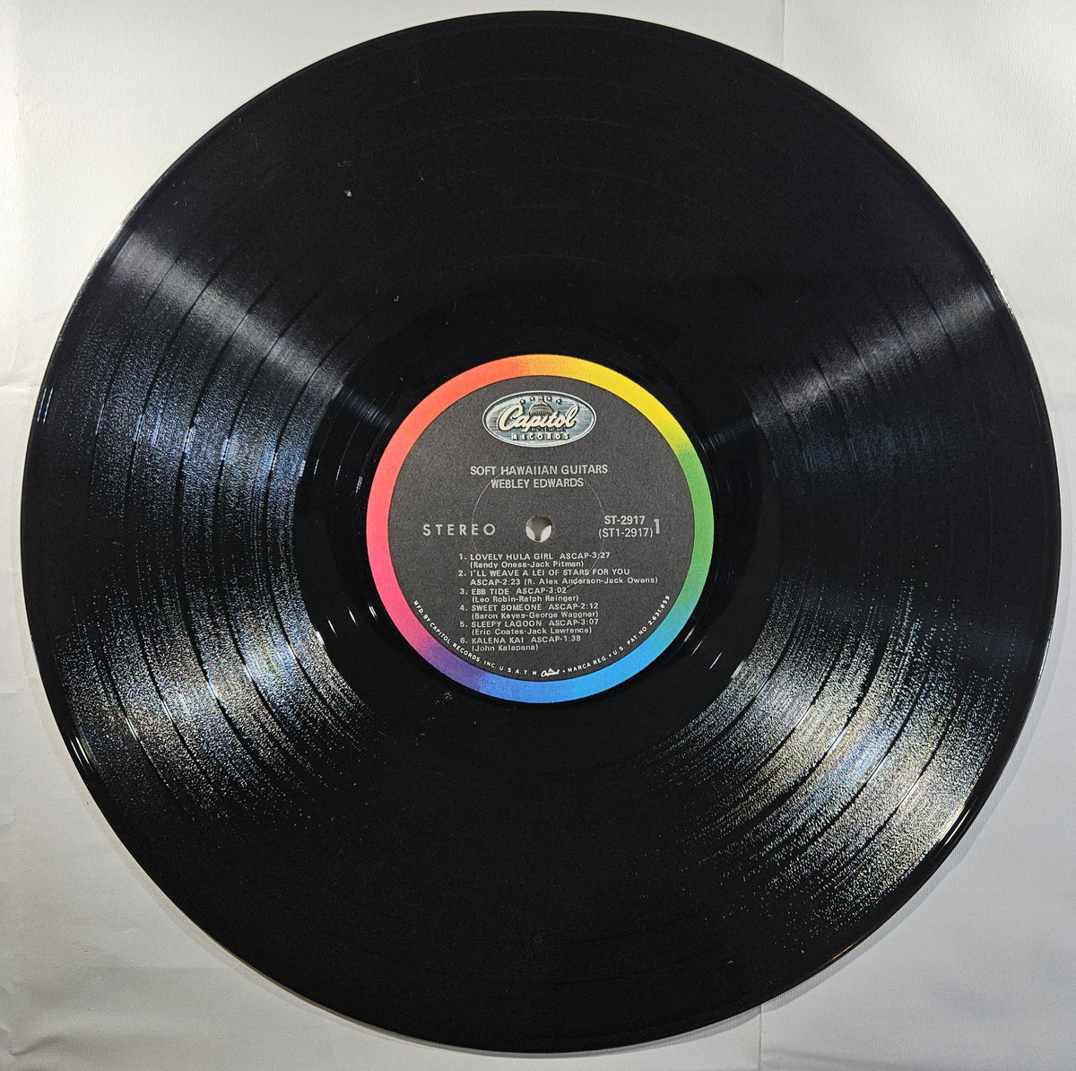 Webley Edwards - Soft Hawaiian Guitars [1968 Used Vinyl Record LP]