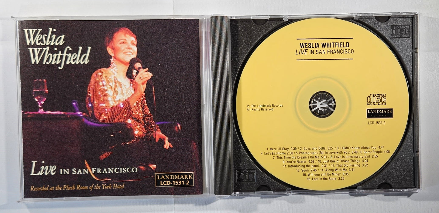 Weslia Whitfield - Live in San Francisco [1991 Used CD]