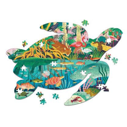 Wetlands 300 Piece Shaped Jigsaw Puzzle Mudpuppy