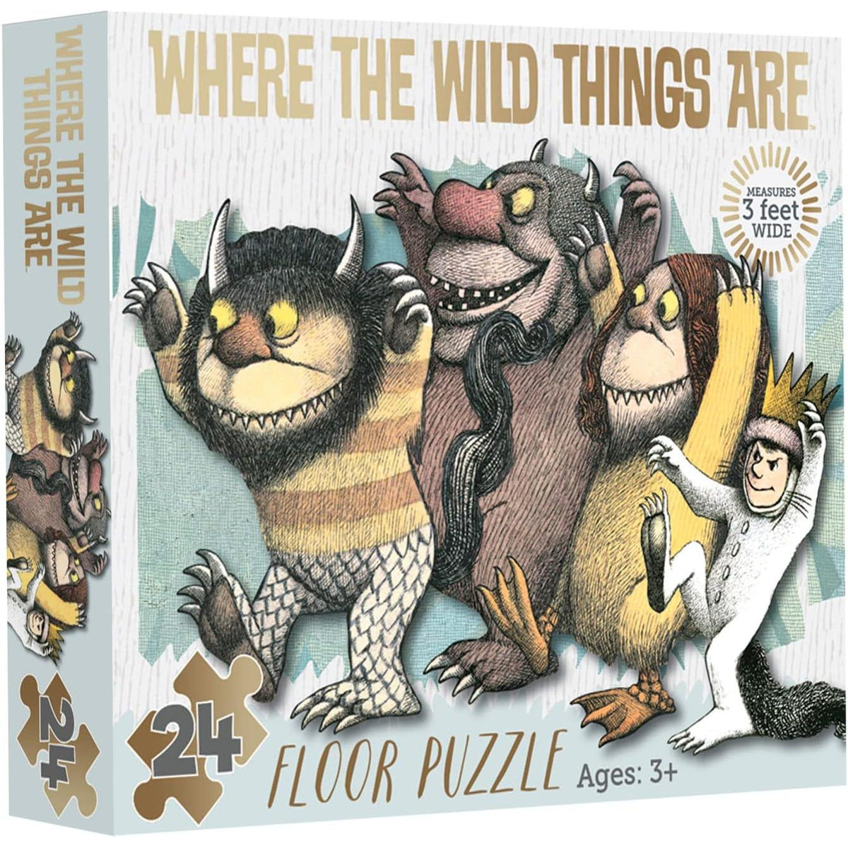 Where the Wild Things Are 24 Piece Giant Floor Jigsaw Puzzle Paper House
