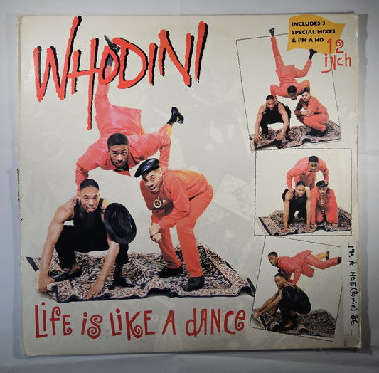 Whodini - Life Is Like a Dance / I'm a Ho [1987 Used Vinyl Record 12" Single]