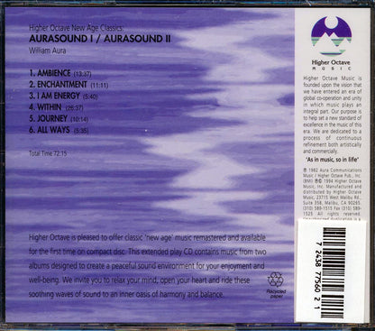 William Aura - Aurasound I + Aurasound II [1994 Compilation] [New CD]