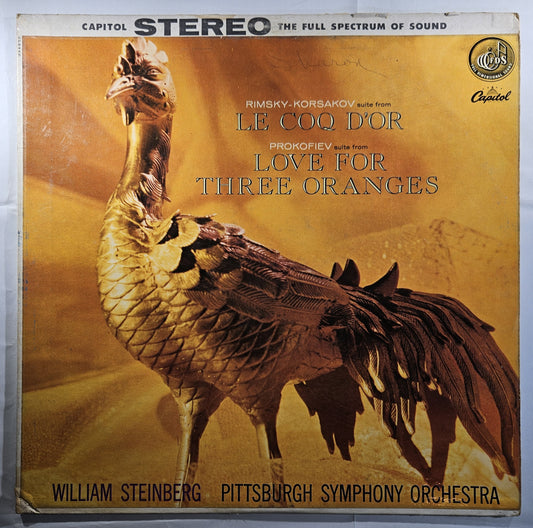 William Steinberg - Suite From Le Coq D'Or / Suite From Love for Three Oranges [1959 Used Vinyl Record LP]
