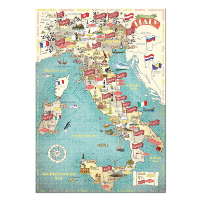 Wines Of Italy 1000 Piece Jigsaw Puzzle Ginger Fox