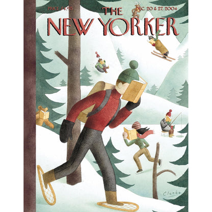Winter Page-Turners The New Yorker 100 Piece Mini Jigsaw Puzzle NYPC