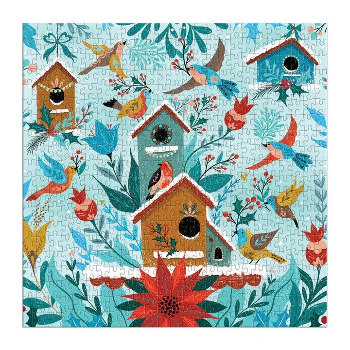 Winter Perch 500 Piece Jigsaw Puzzle Galison
