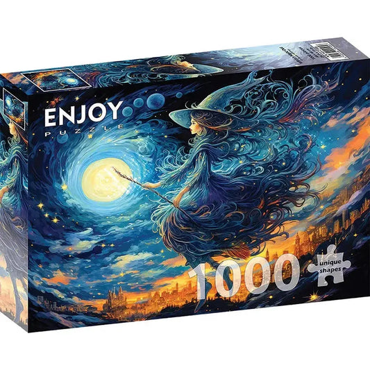 Witch's Night Out 1000 Piece Jigsaw Puzzle Enjoy