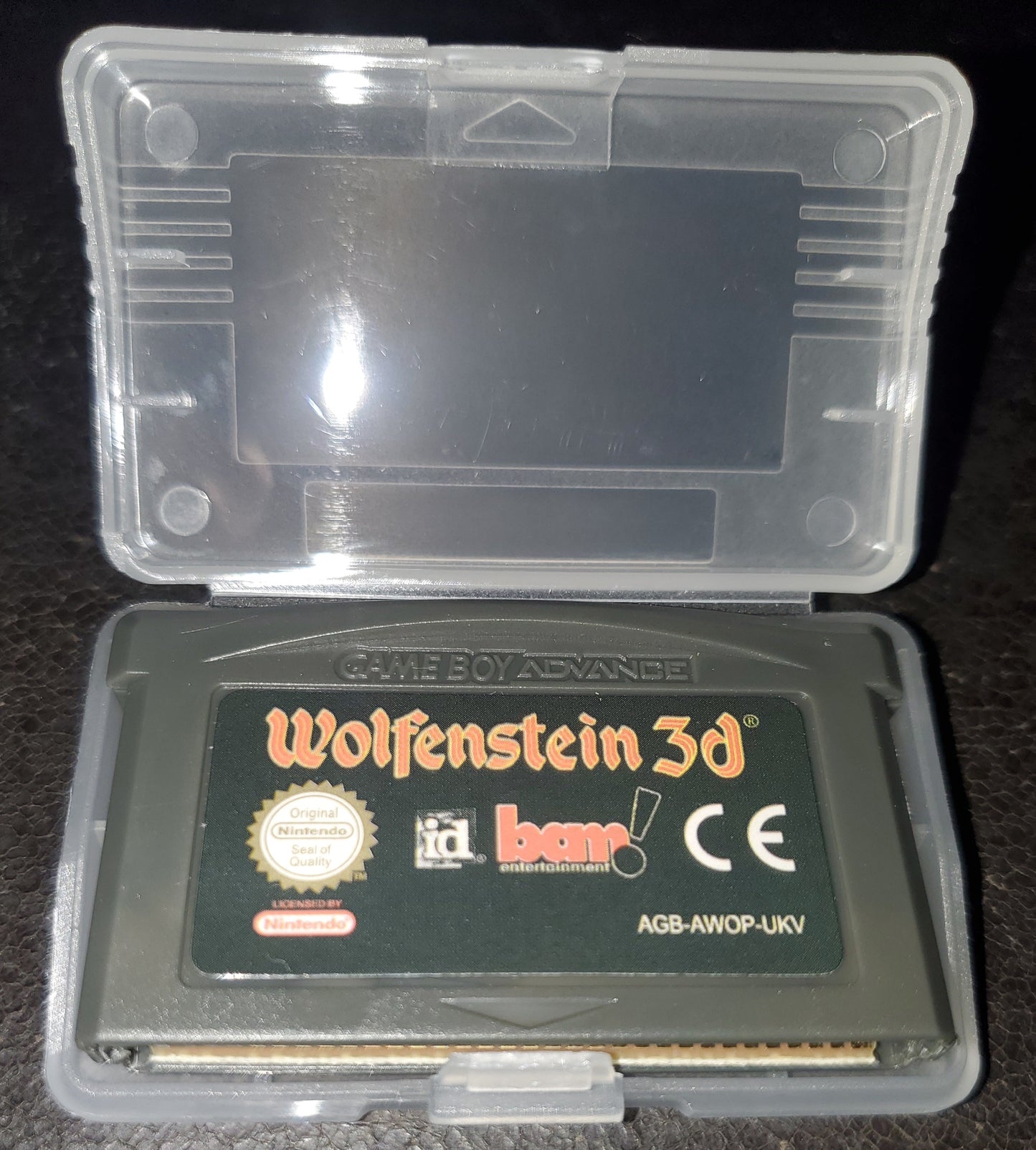 Wolfenstein 3D GBA Video Game Cartridge Game Boy Advance 2002