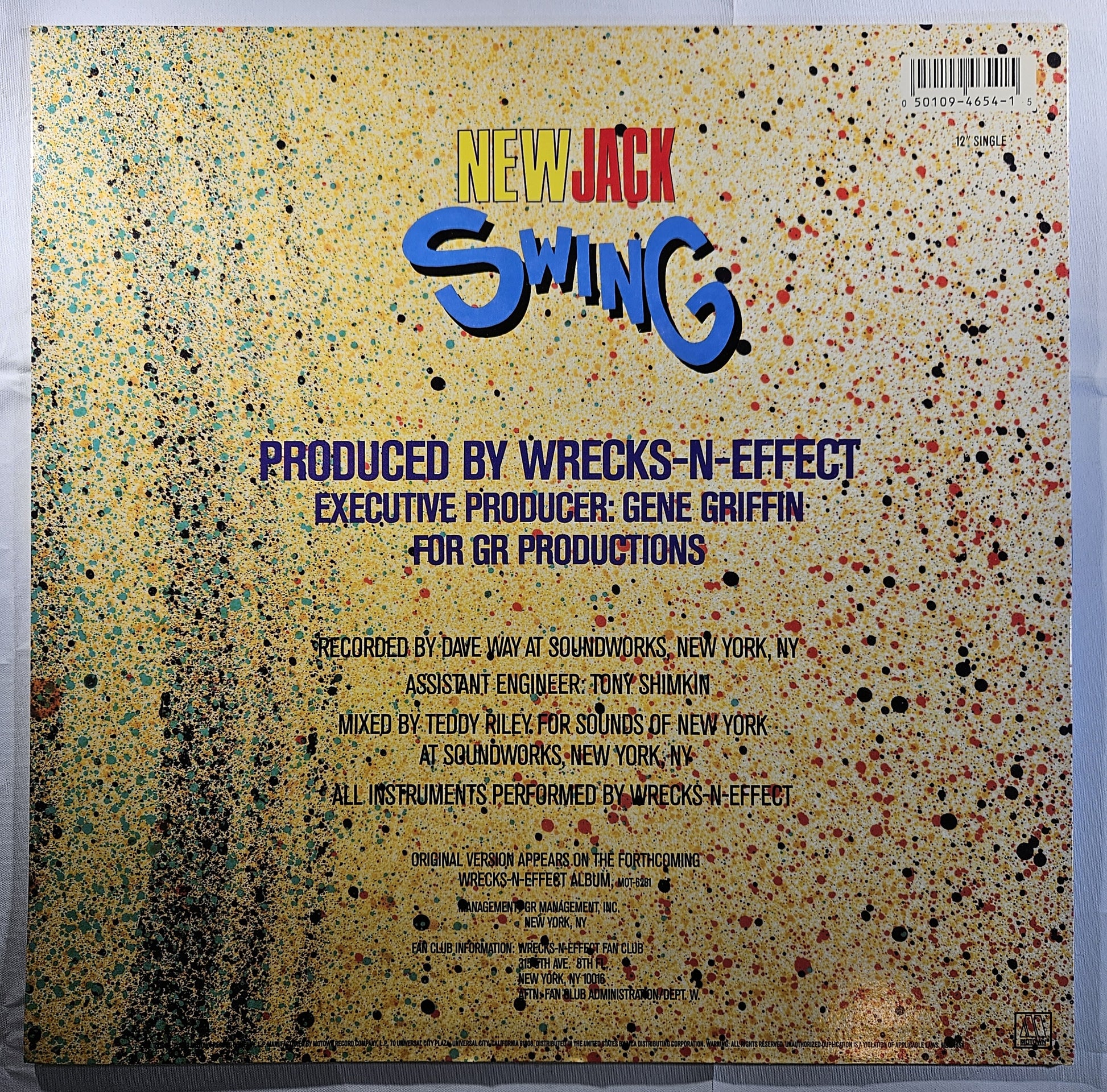 Wrecks-N-Effect - New Jack Swing [1989 Used Vinyl Record 12" Single]