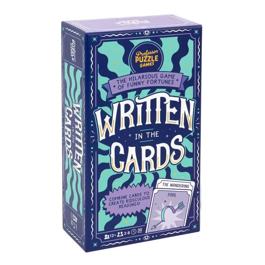 Written in the Cards - Dice & Cards Funny Fortune Game - Professor Puzzle