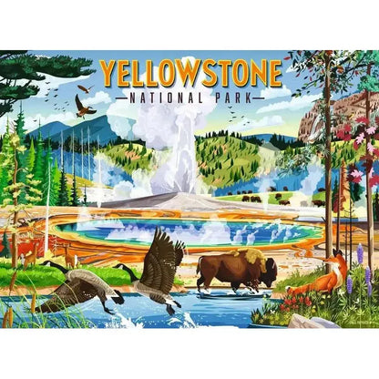 Yellowstone National Park 500 Piece Jigsaw Puzzle Ravensburger