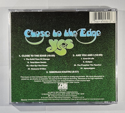 Yes - Close to the Edge [Club Edition Reissue] [Used CD] [B]