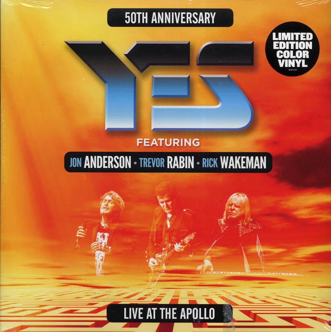 Yes - Live At The Apollo [2018 Limited Orange 180G] [New Triple Vinyl Record LP]