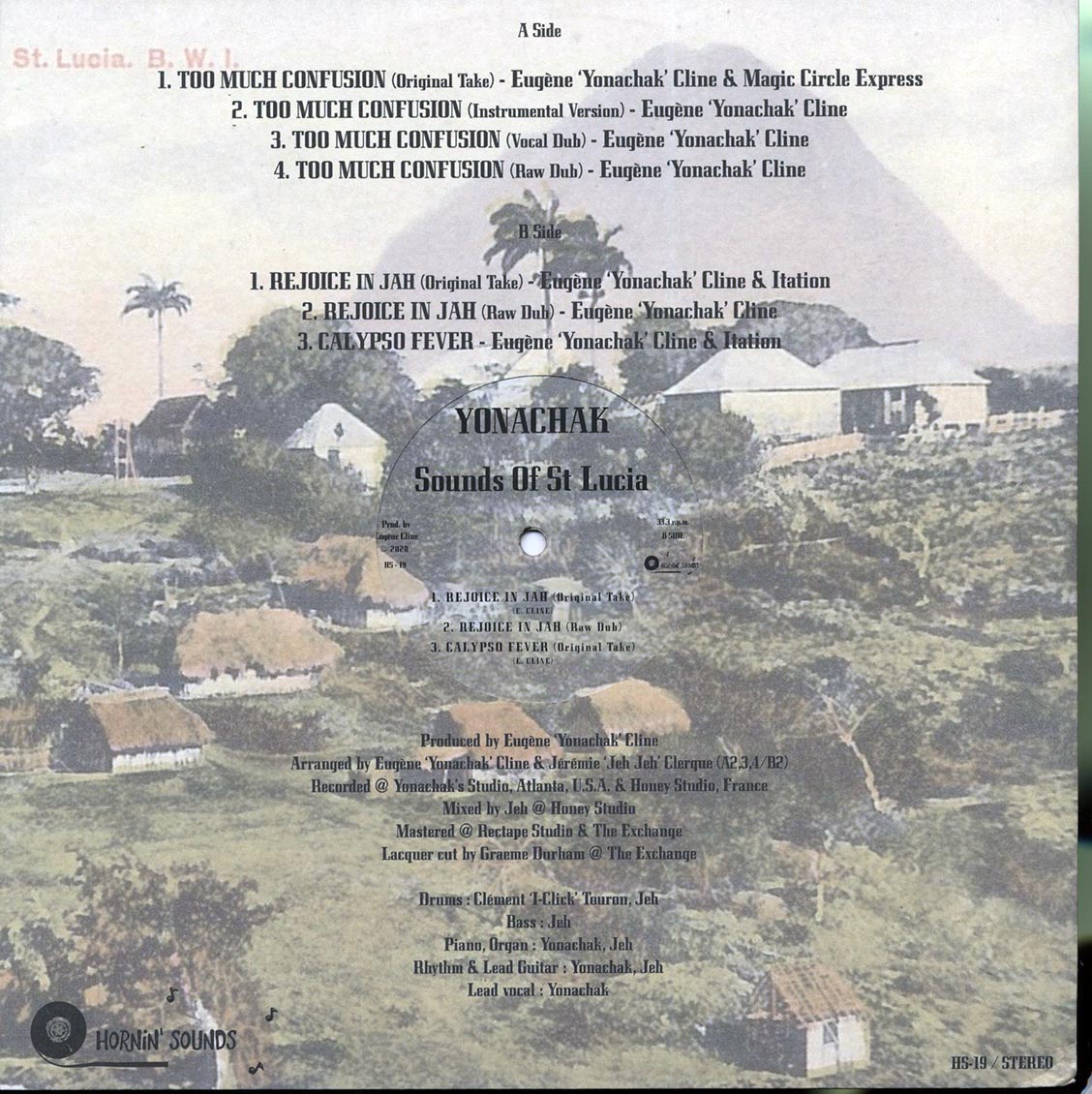 Yonachak Gaynor Clyne - Sounds of St Lucia [2020 Limited] [New Vinyl Record LP]
