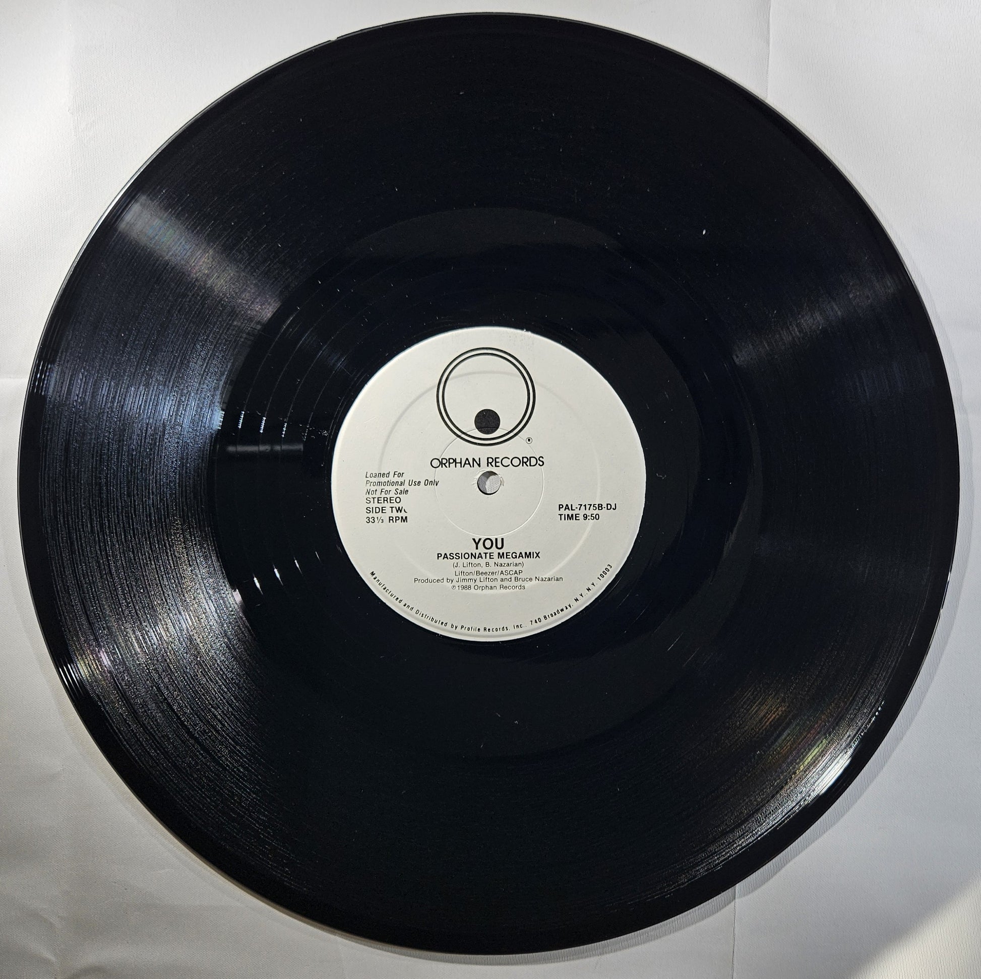 You - Passion City [1988 Promo] [Used Vinyl Record 12" Single]