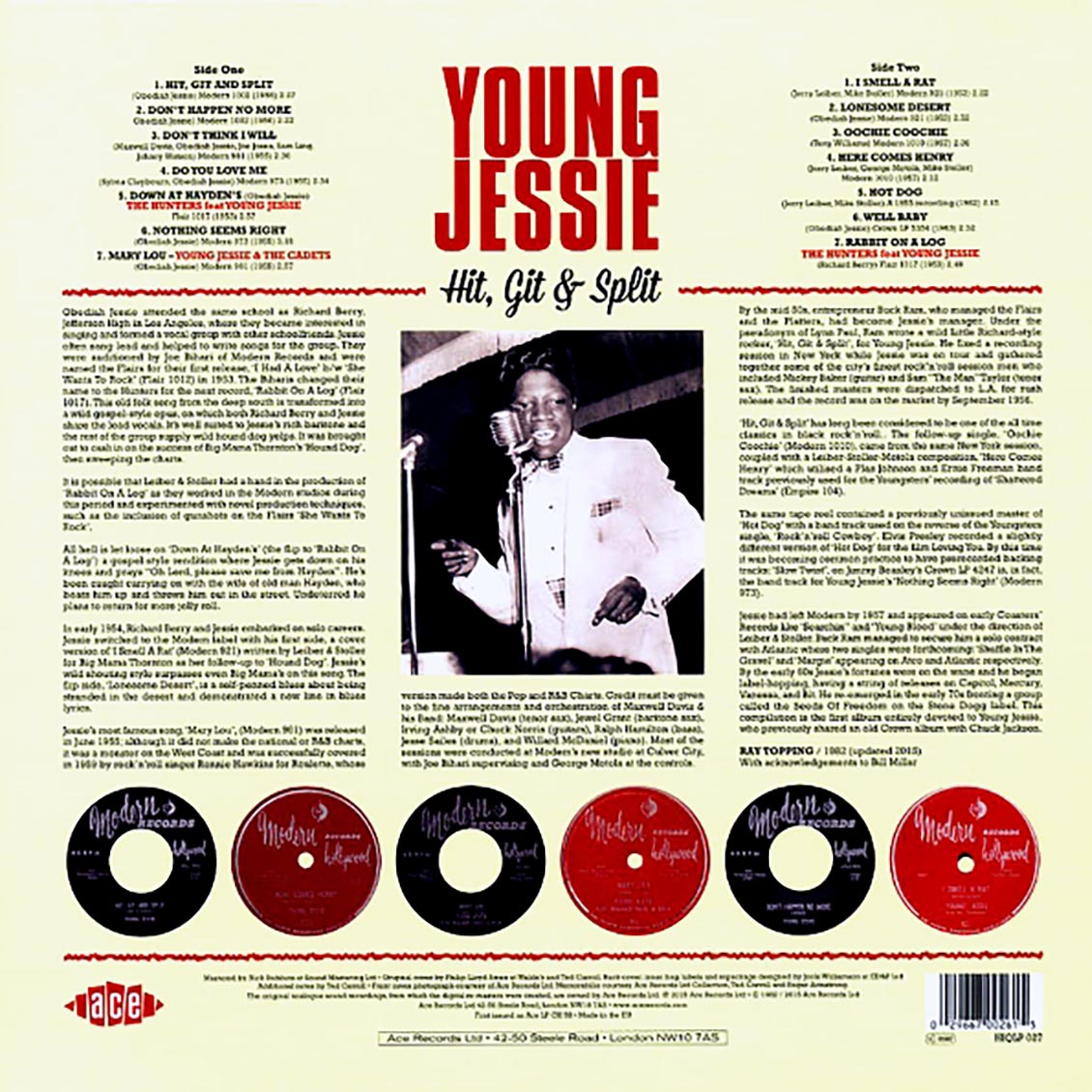 Young Jessie - Hit, Git & Split [2015 Compilation Reissue 180G Color] [New Vinyl Record LP]