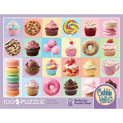 Yum Yums 100 Large Piece Jigsaw Puzzle Cobble Hill