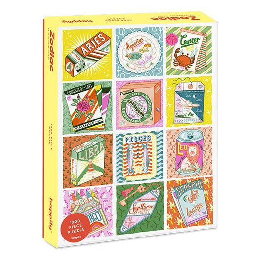 Zodiac 1000 Piece Jigsaw Puzzle Happily