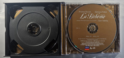 Aubin Mehta, Bochelli, Frittoli - Puccini: La Boheme [2000 Used Double CD]