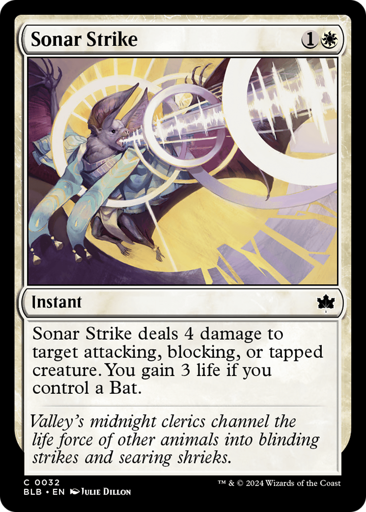 Sonar Strike (BLB-032) - Bloomburrow Foil