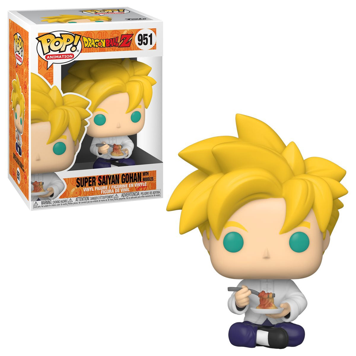 Dragon Ball Z Super Saiyan Gohan With Noodles Funko Pop