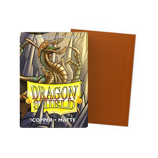 Dragon Shield: Copper - Matte Sleeves - Japanese Size