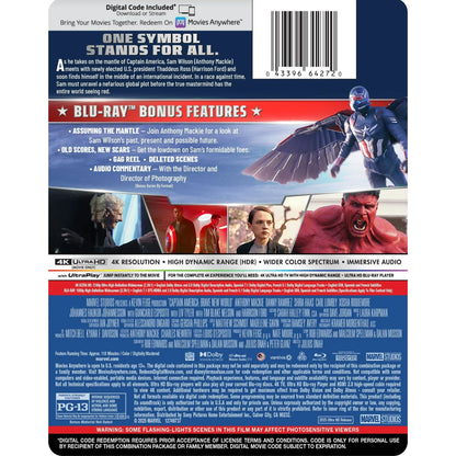 Captain America: Brave New World - Limited Edition Steelbook (4K Ultra HD + Blu-ray + Digital)