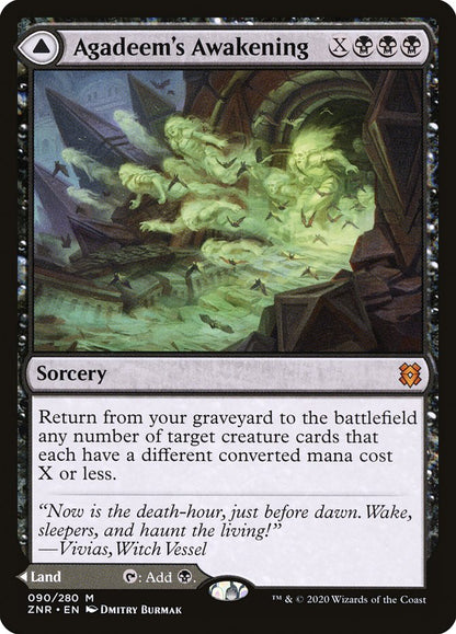 Agadeem's Awakening // Agadeem, the Undercrypt (ZNR-090) - Zendikar Rising