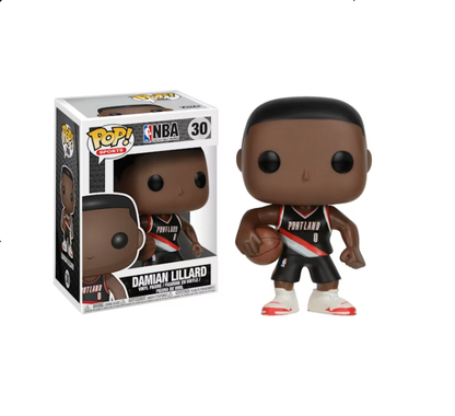 Damian Lillard (2016 Print and Pop Life sticker) #30 Funko Pop! Basketball Portland Trail Blazers