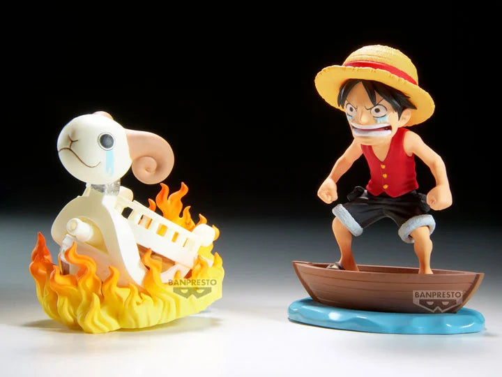 One Piece World Collectable Figure Log Stories Monkey D. Luffy & Going Merry