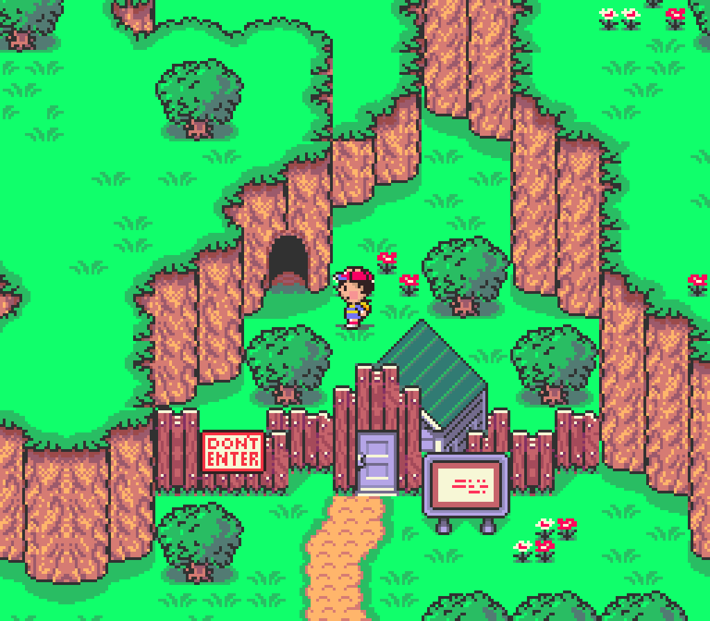 Earthbound SNES Video Game Cartridge Super Nintendo 1995