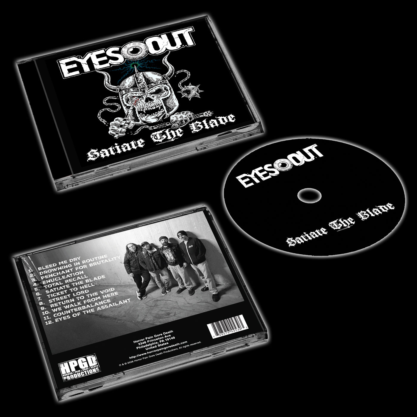 EYES OUT - Satiate The Blade CD [New]