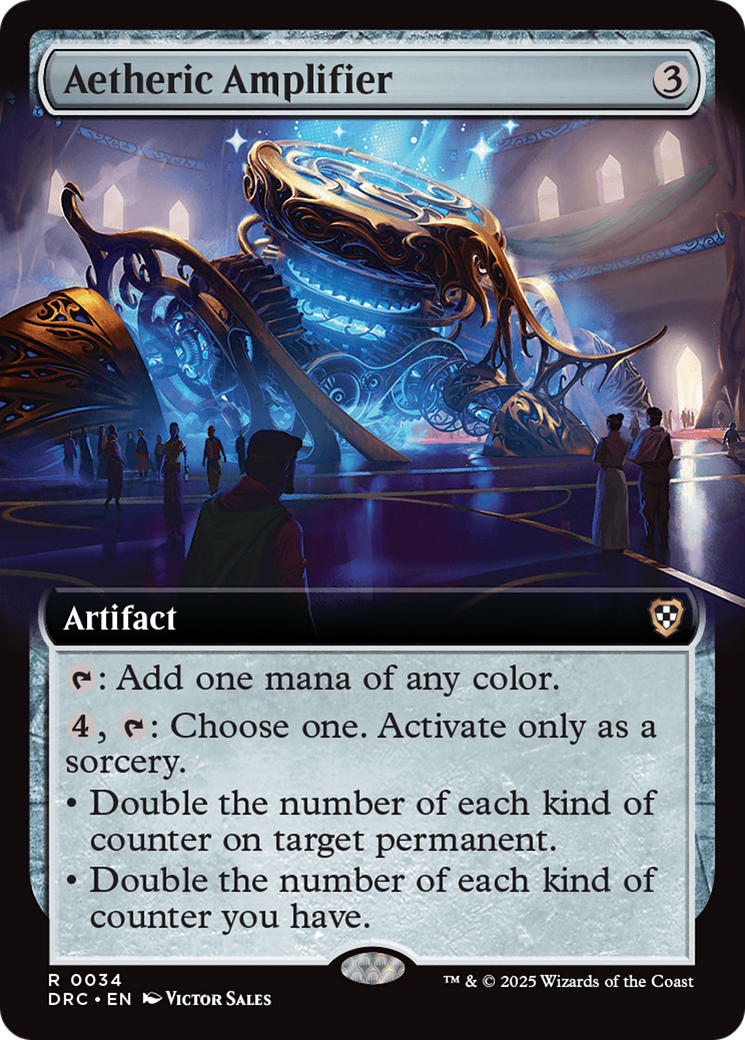 Aetheric Amplifier (DRC-034) - Commander: Aetherdrift: (Extended Art)