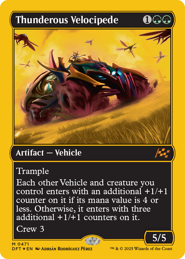 Thunderous Velocipede (DFT-471) - Aetherdrift Foil