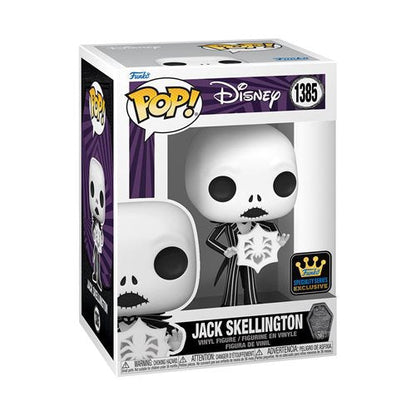 Nightmare Before Christmas 30Th Anniversary Jack Skellington With Snowflake Pop Vinyl Figure 1385   Specialty Series