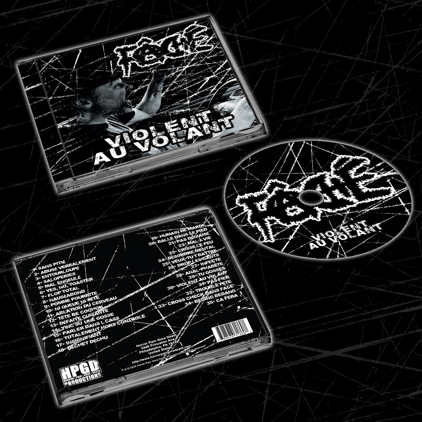 FÂCHÉ - Violent Au Volant CD [New]